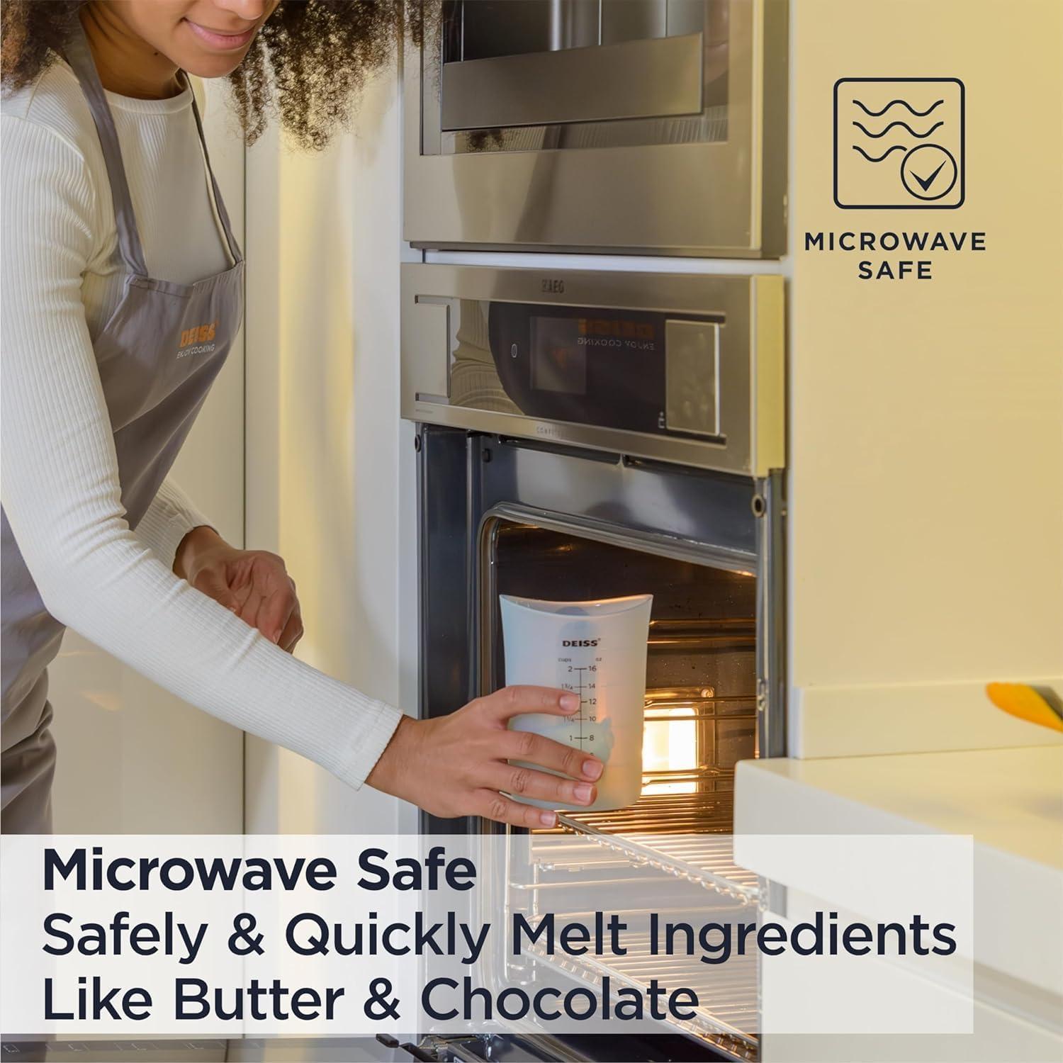 Rallador de Queso y Limón Deiss PRO + Set 3 Tazas Medidoras