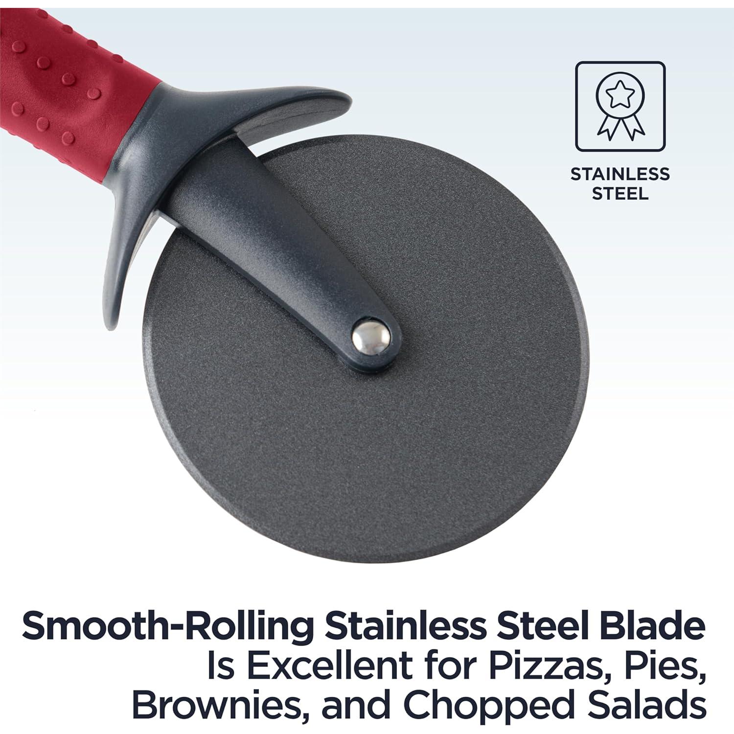 Cortador de Pizza Deiss Lux y Descorazonador de Manzanas