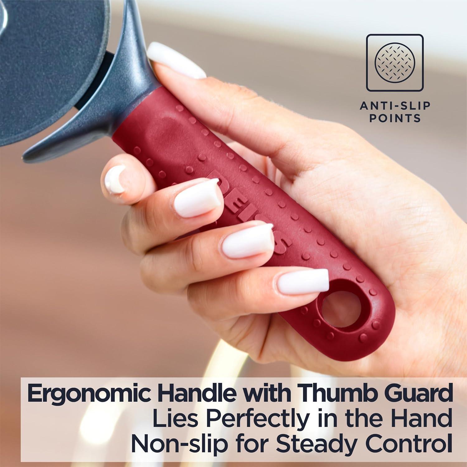 Cortador de Pizza Deiss Lux y Descorazonador de Manzanas