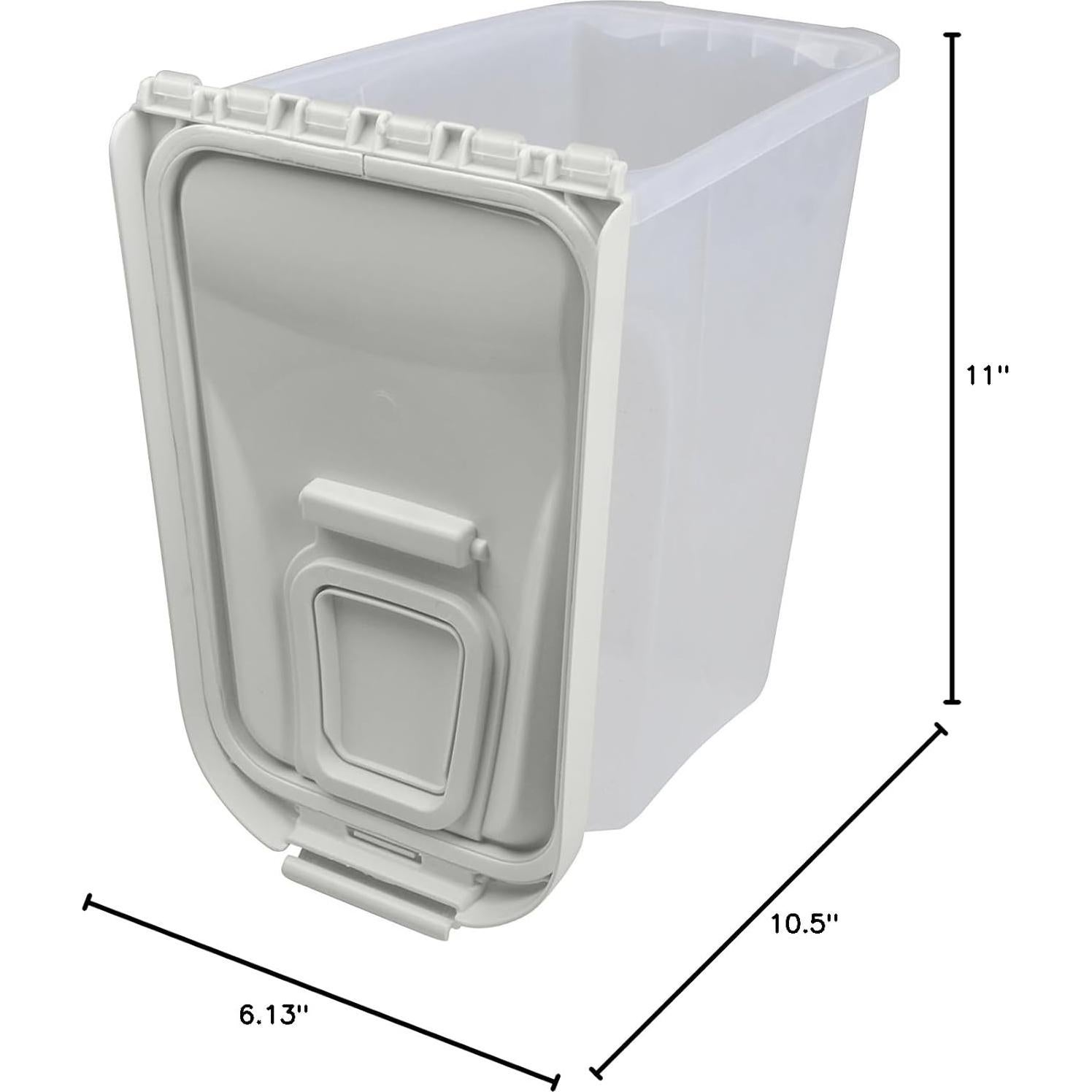 Dispensador de Comida para Mascotas Van Ness FD4 4 Litros Blanco