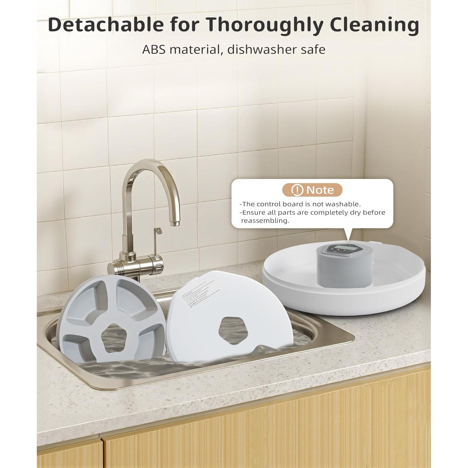 Dispensador Automático de Comida para Gatos Supersuki 5 Comidas