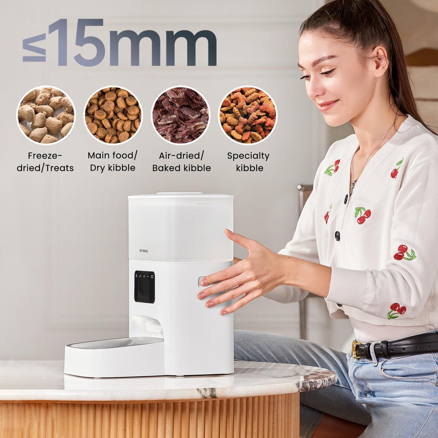 Comedero Automático para Gatos PET MARVEL 4.4L Programable