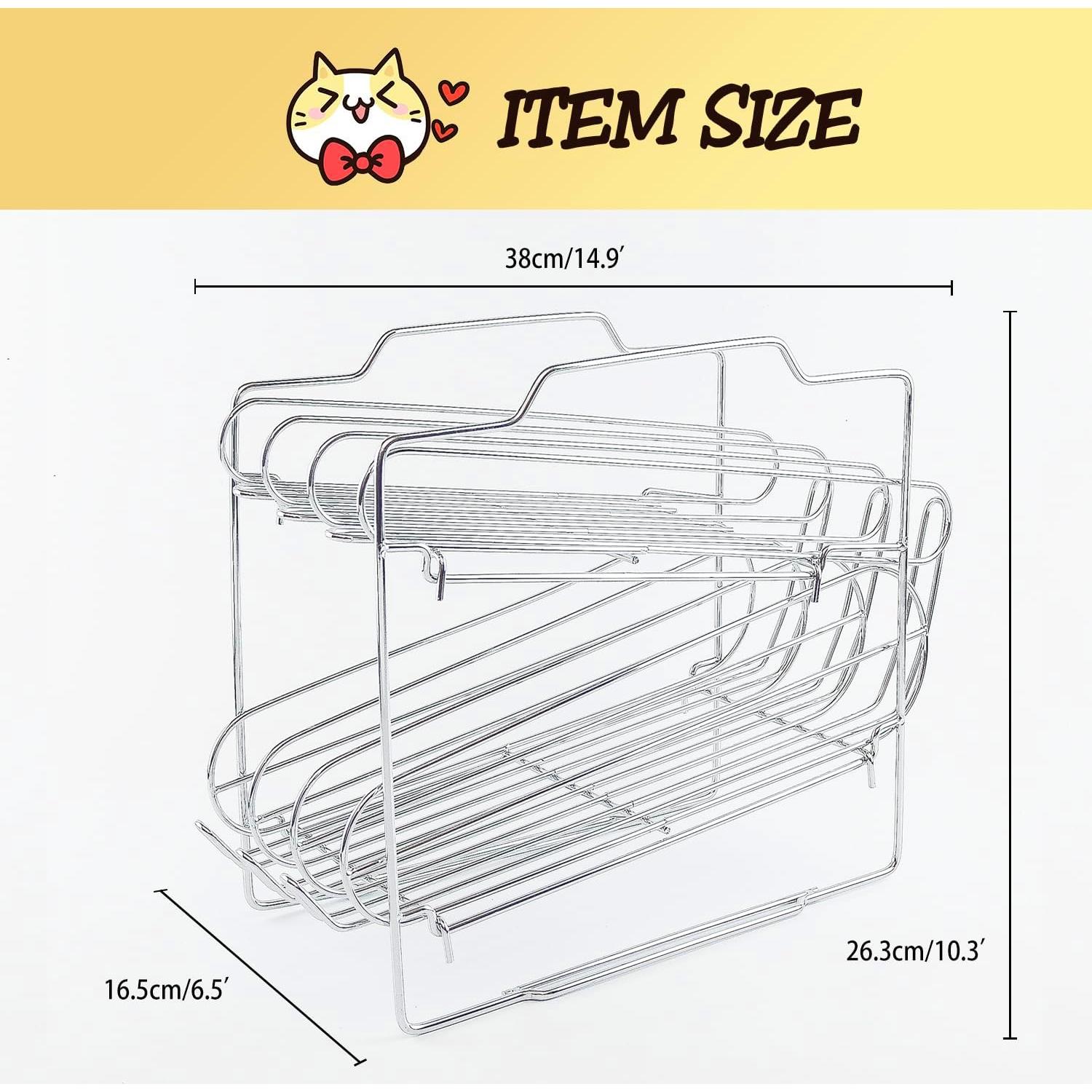 Organizador de Latas de Comida para Gatos WIWIWISAM - Capacidad 24 Latas