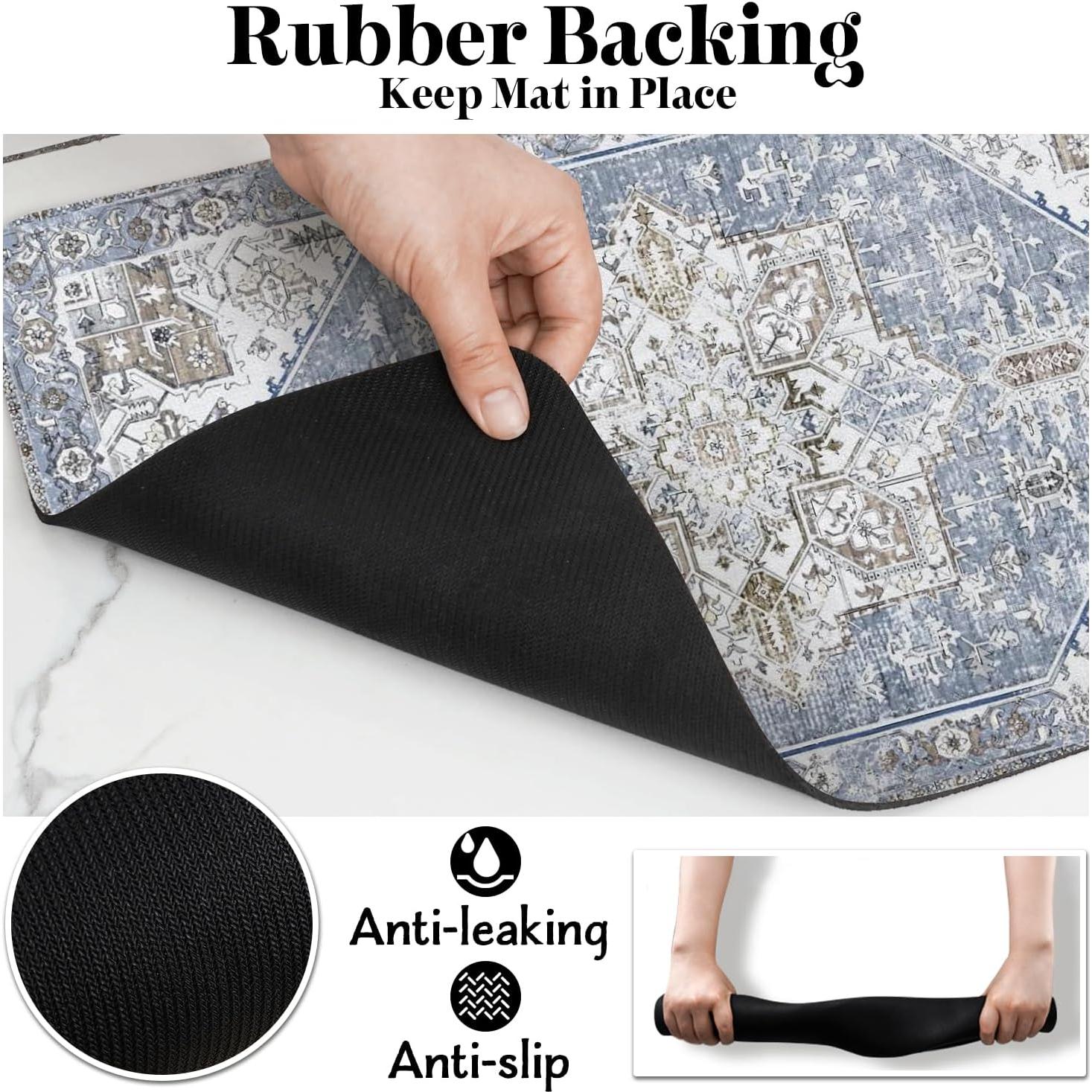 Alfombrilla Absorbente para Comida y Agua de Perros Cuslnox M