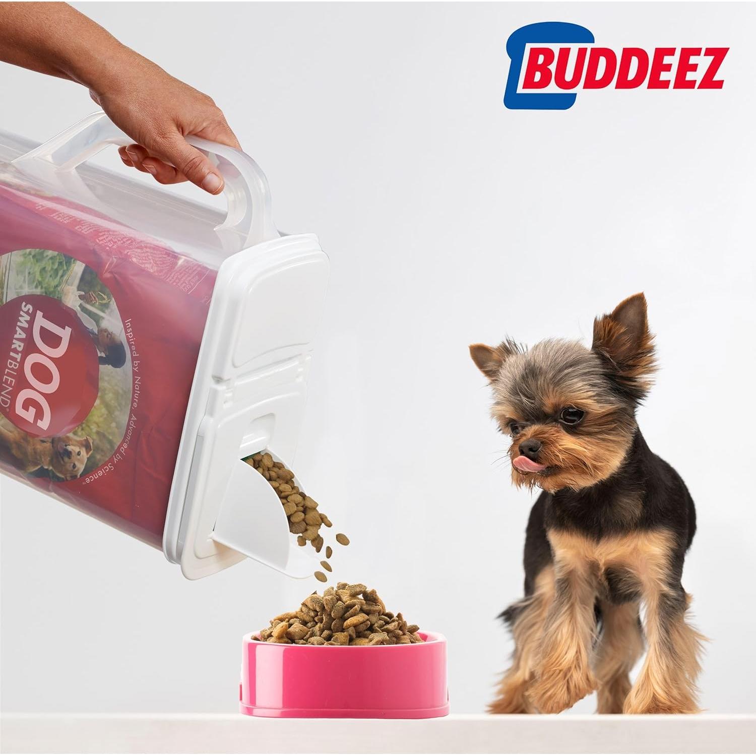 Contenedor de Almacenamiento de Comida para Mascotas Buddeez 7.57L