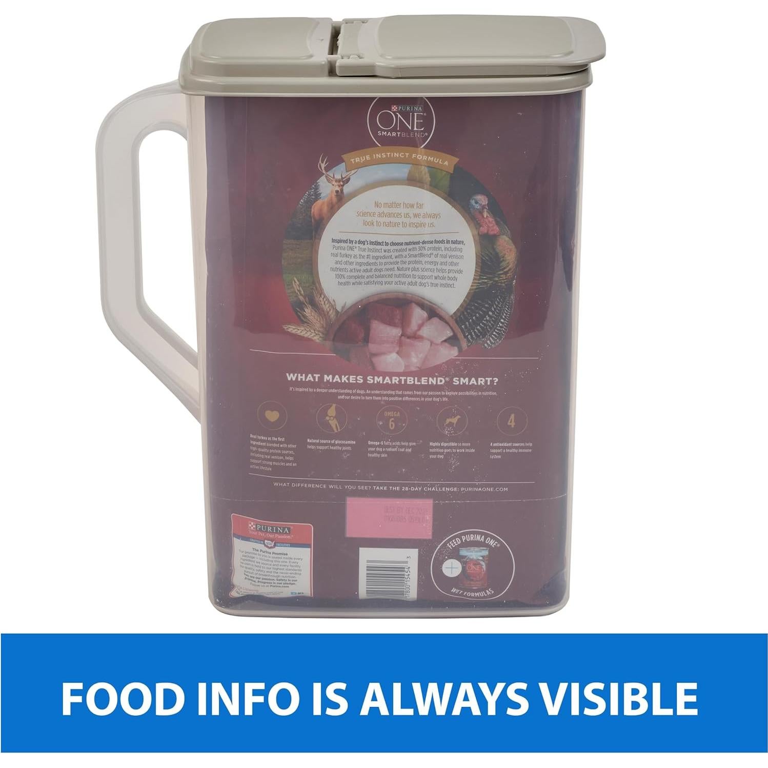 Contenedor de Almacenamiento de Comida para Mascotas Buddeez 7.57L