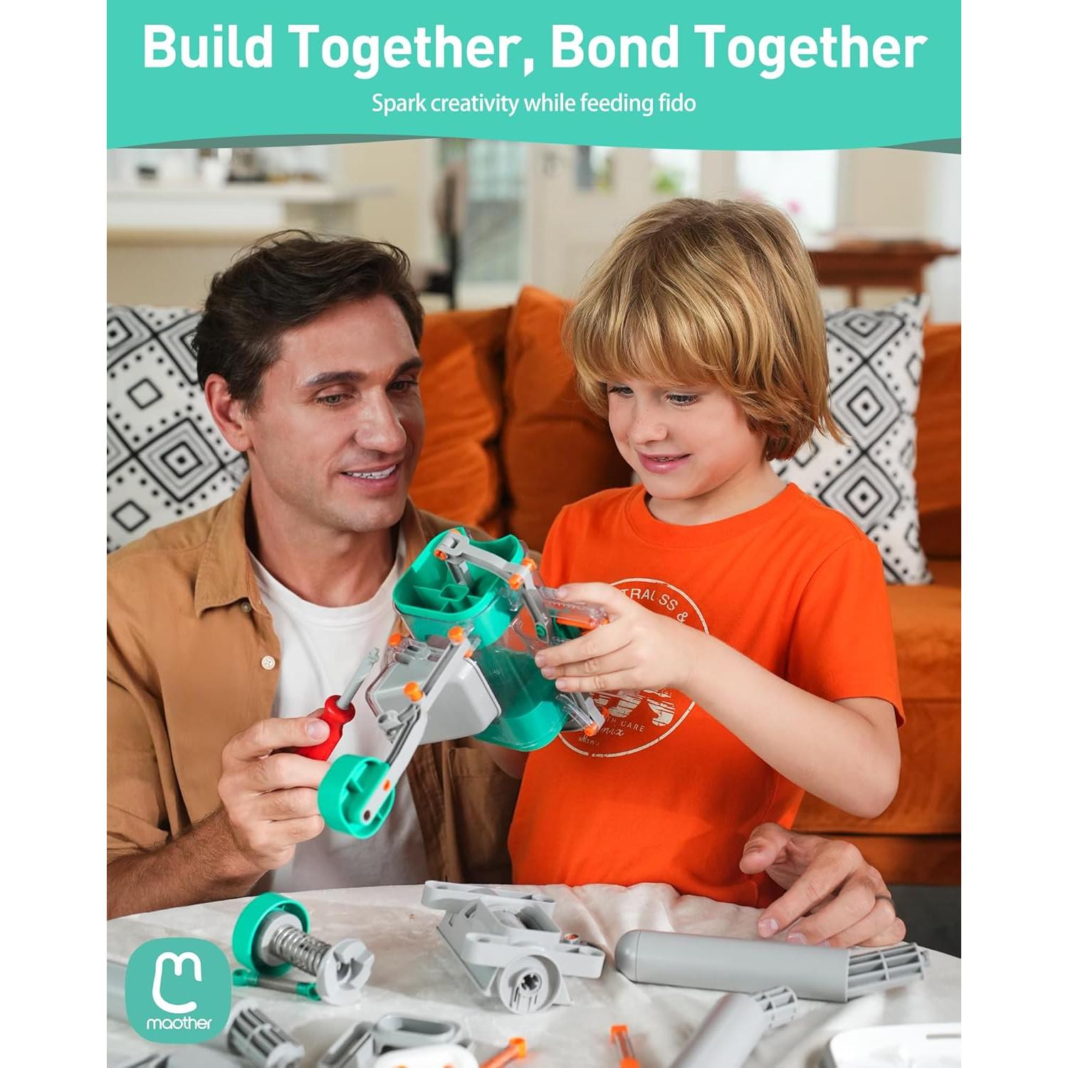 Dispensador Automático de Comida para Mascotas Maother 8L