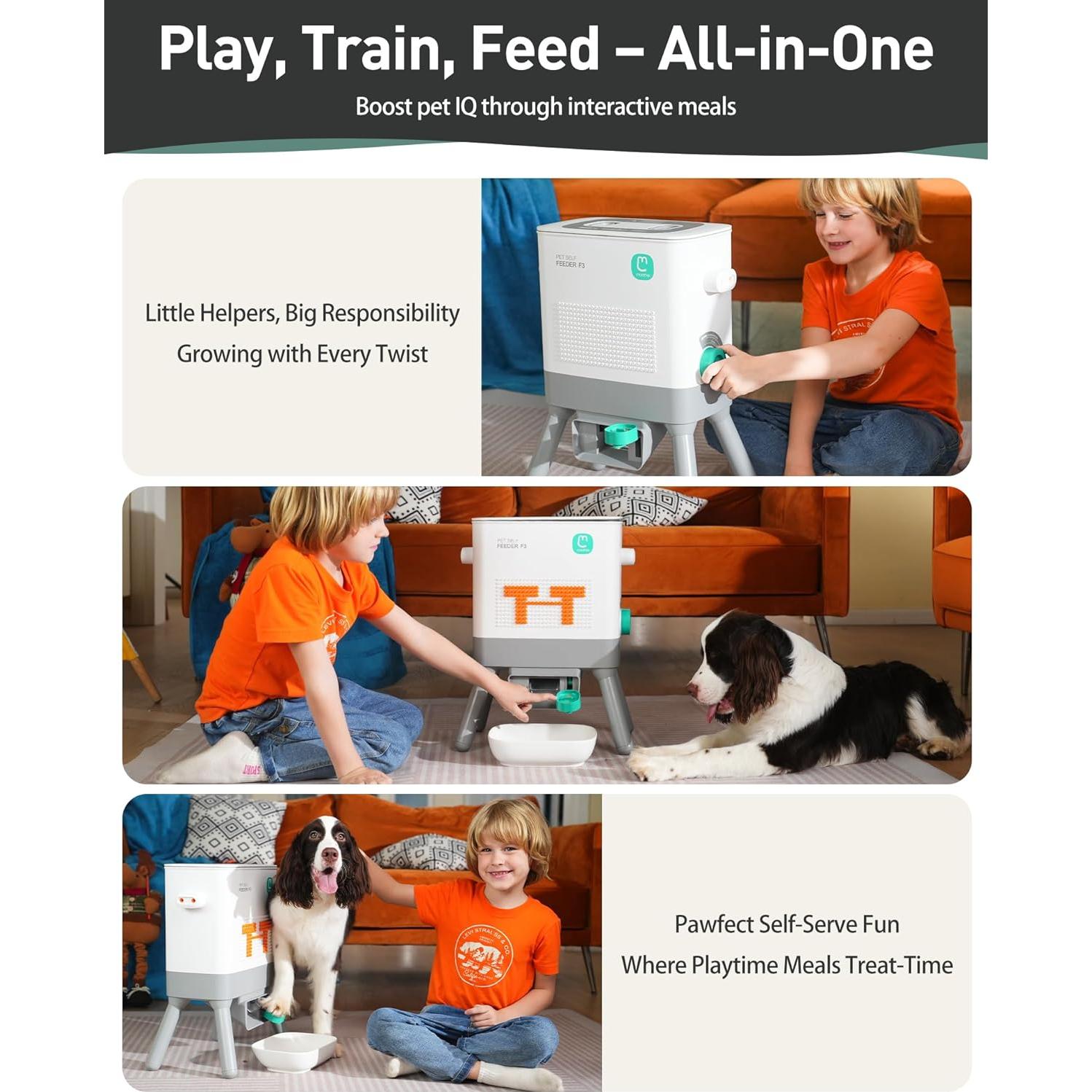 Dispensador Automático de Comida para Mascotas Maother 8L