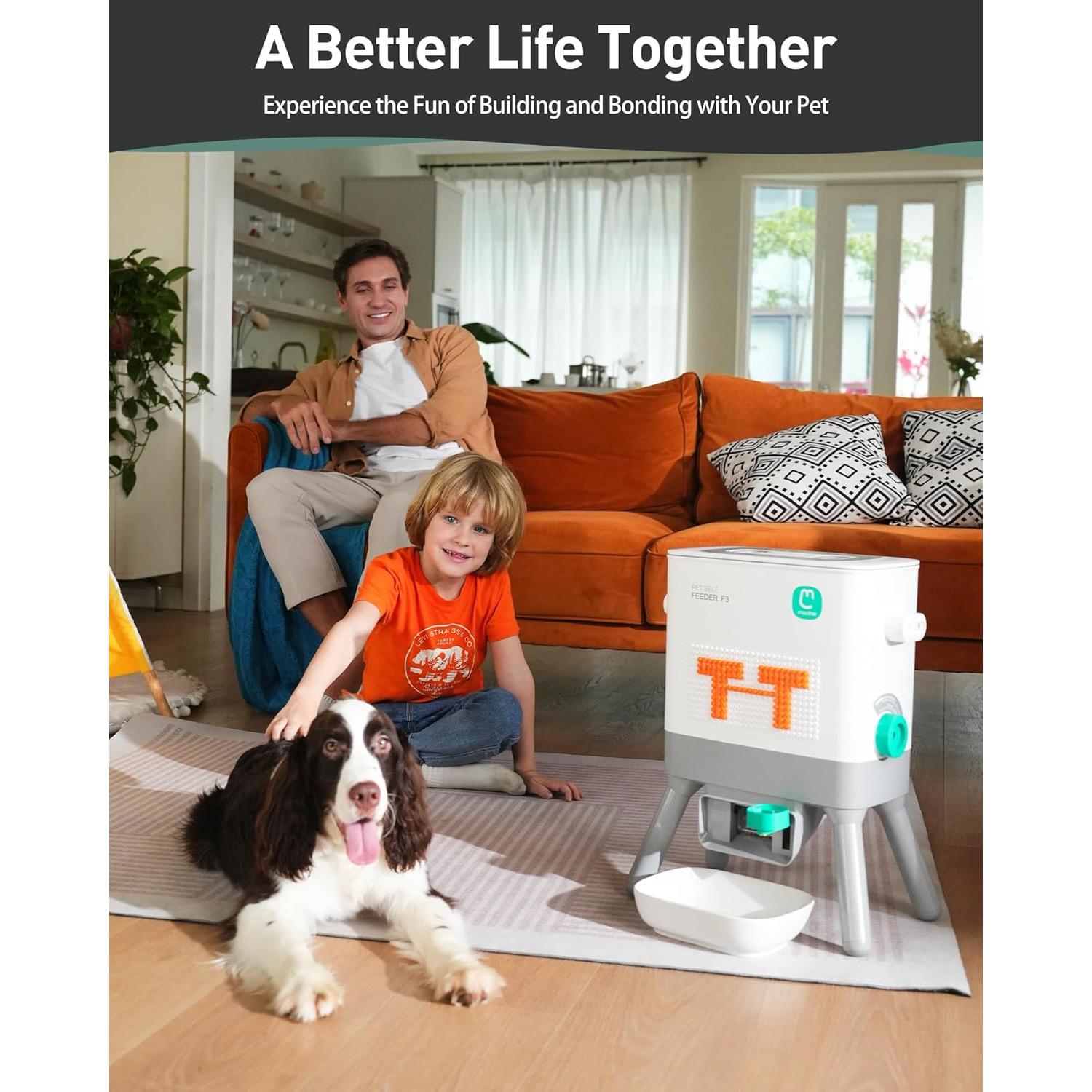 Dispensador Automático de Comida para Mascotas Maother 8L