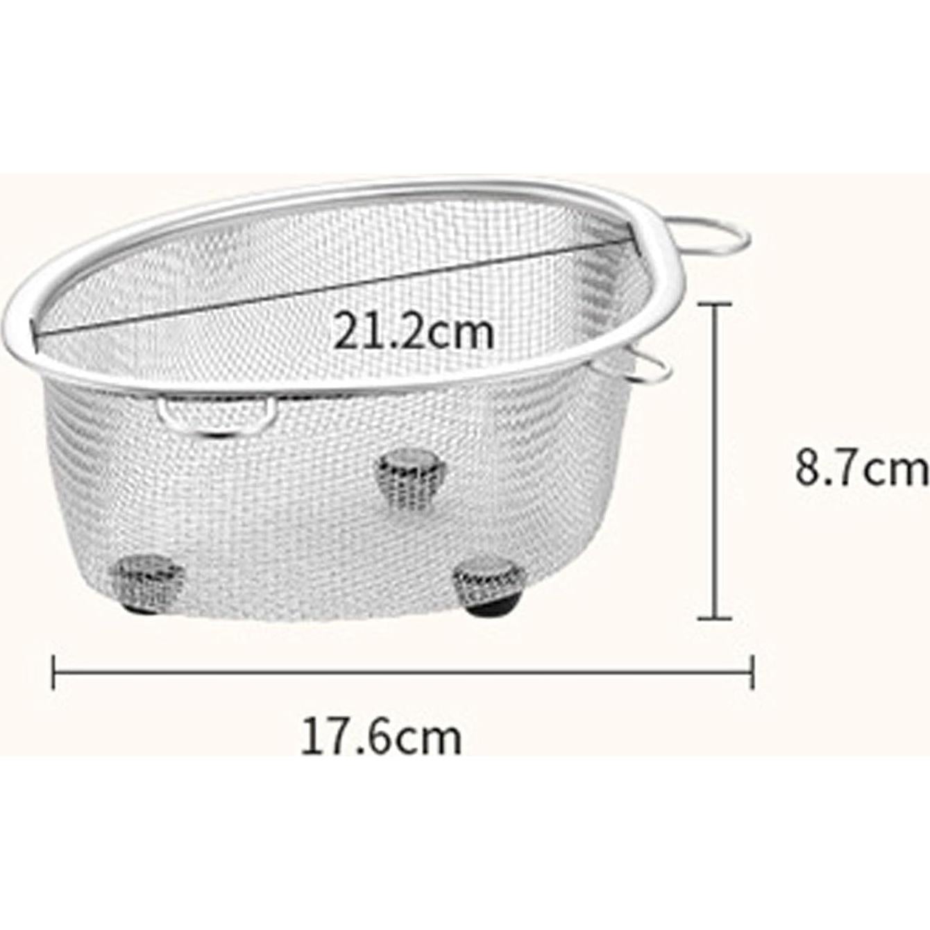 2 Canastas de Colador Triangular Beufee para Fregadero de Cocina