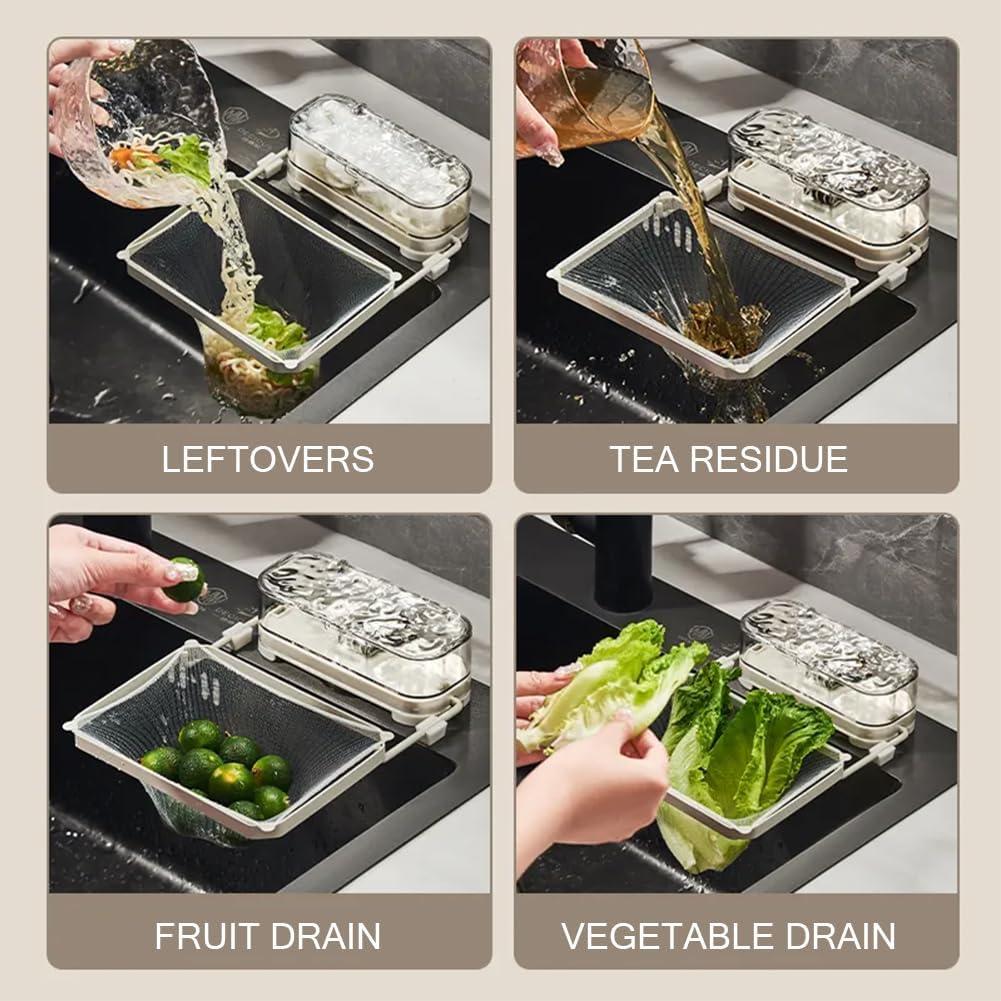 Colador de Fregadero WAYUTO con 100 Bolsas Desechables