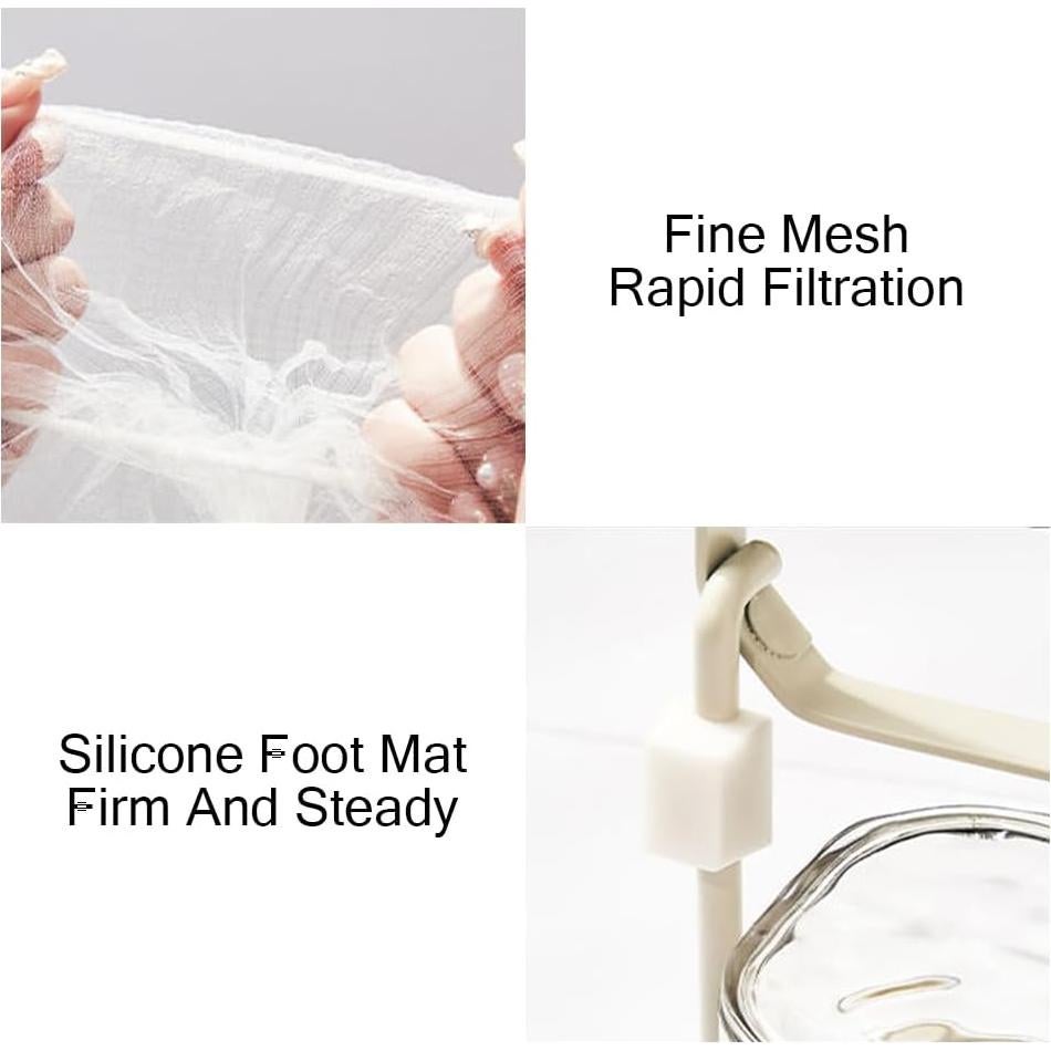 Colador de Fregadero WAYUTO con 100 Bolsas Desechables