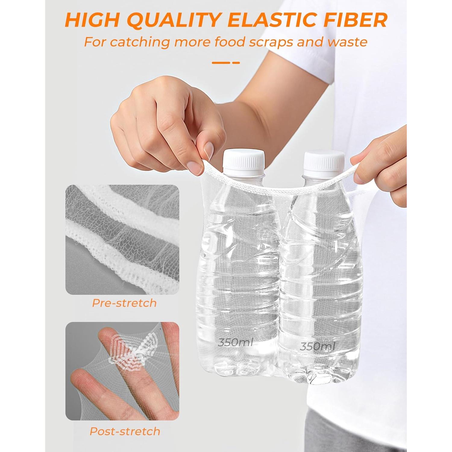 KONE Filtro de Red para Fregadero - 200 Bolsas Desechables