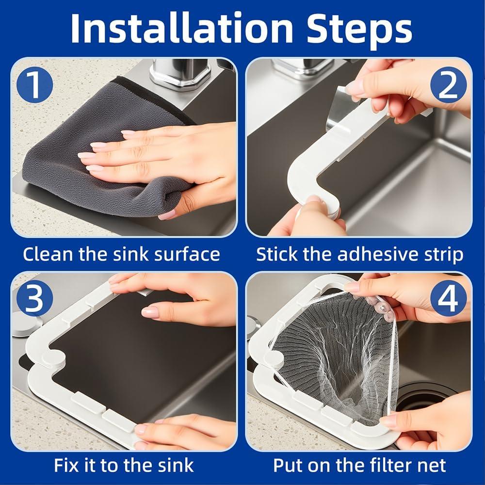 Colador Colgante para Fregadero NYUDN + 100 Bolsas de Malla