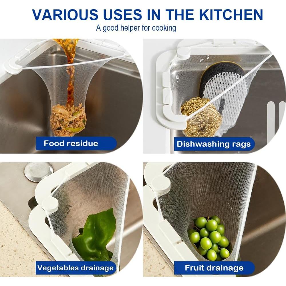 Colador Colgante para Fregadero NYUDN + 100 Bolsas de Malla