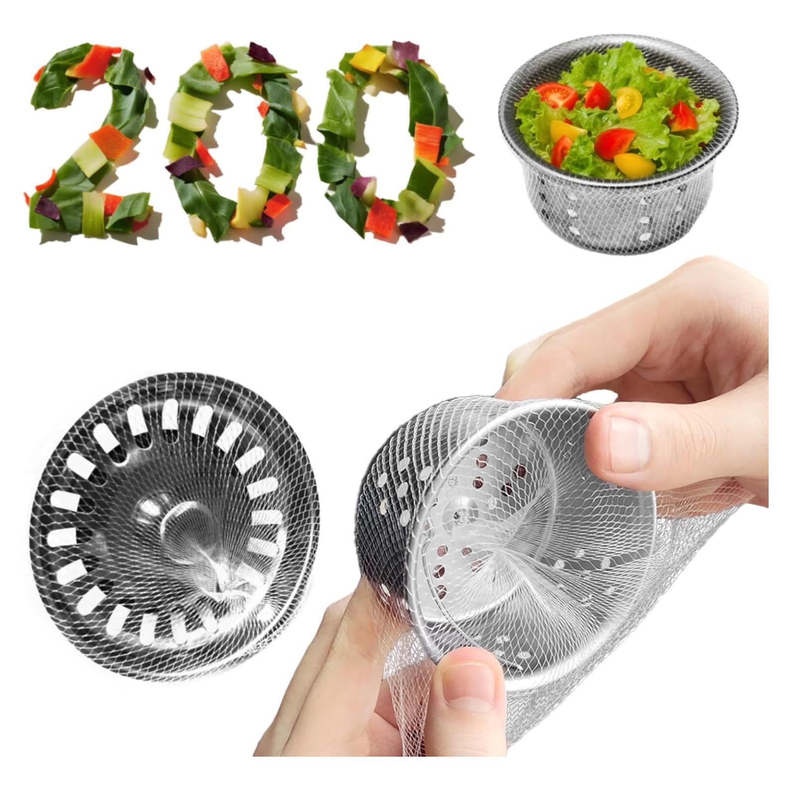 Bolsas de Filtro de Fregadero Gokyvei 200PCS Desechables