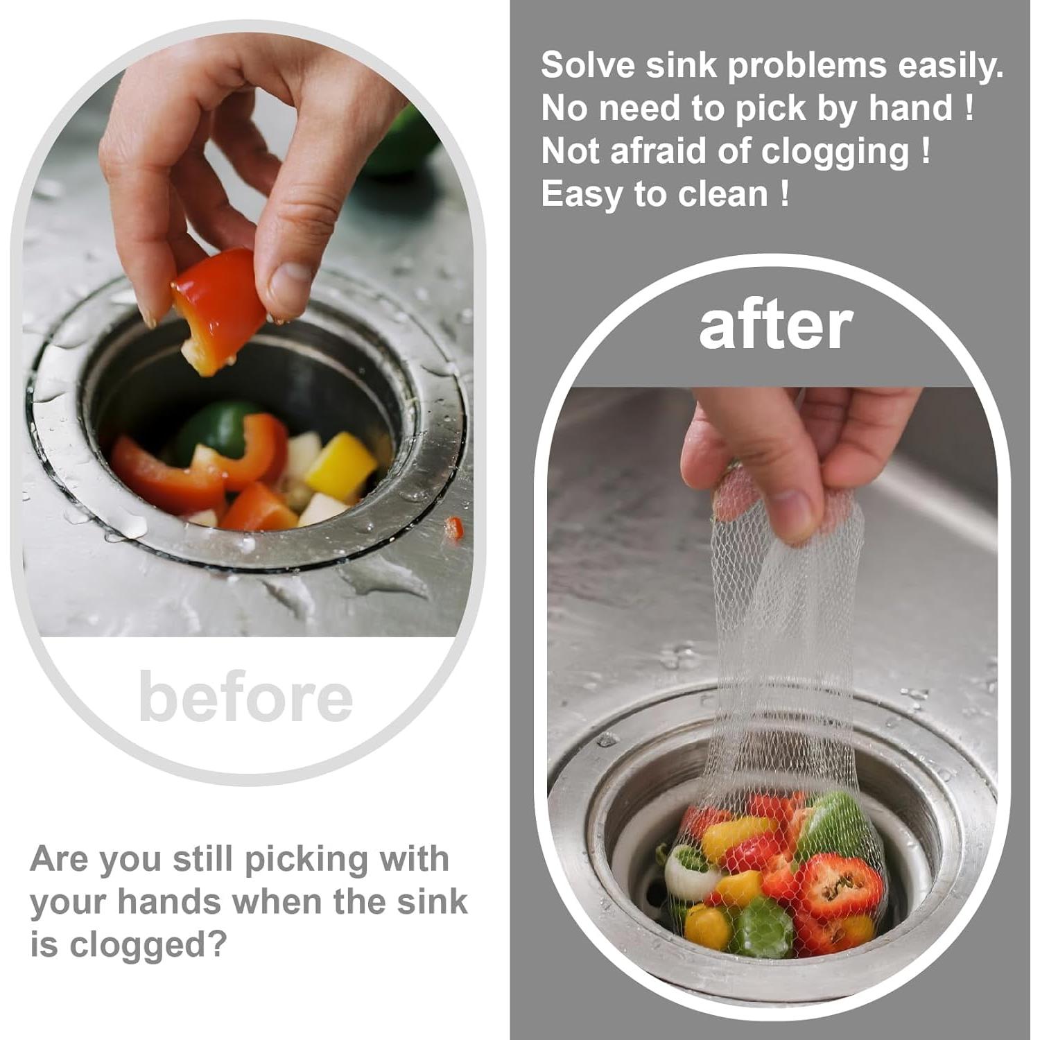 Bolsas de Filtro de Fregadero Gokyvei 200PCS Desechables