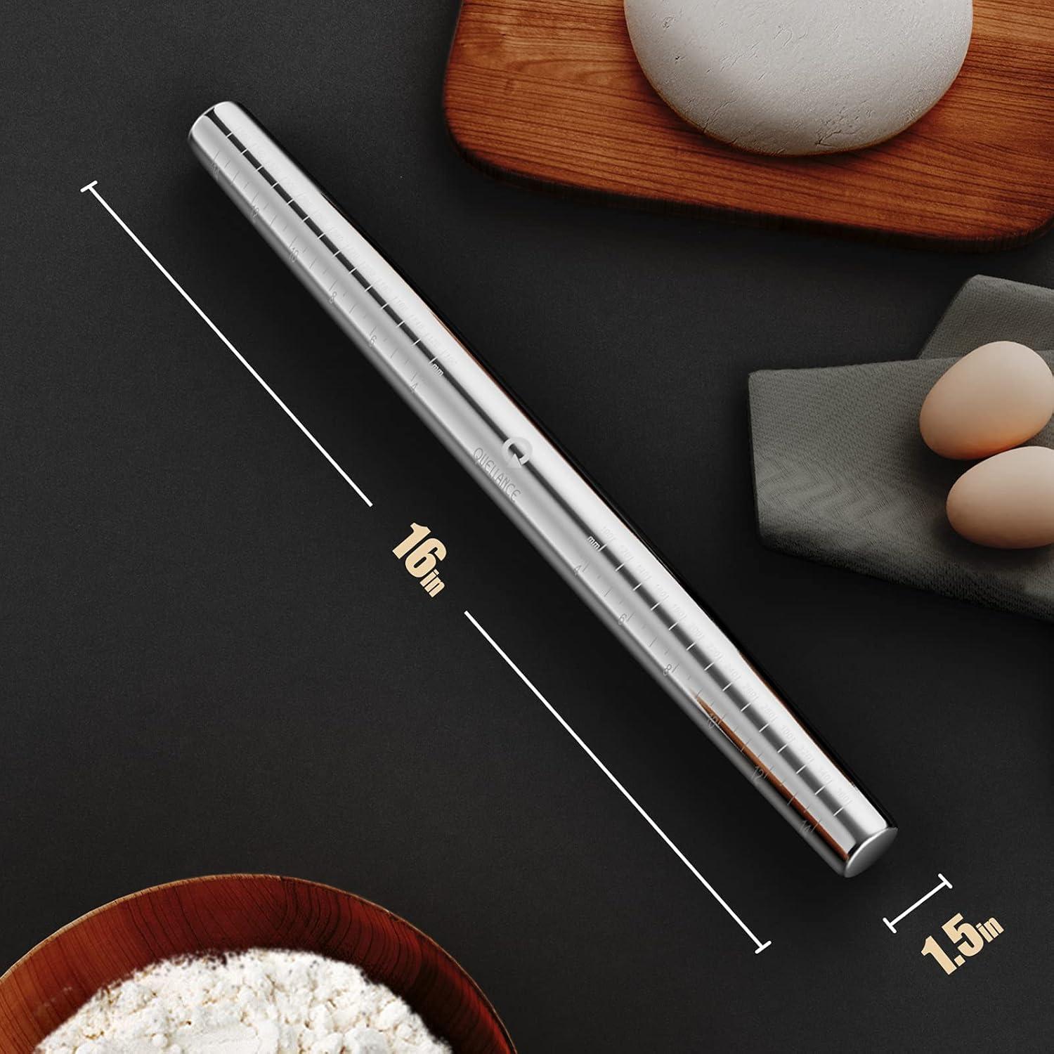 Rodillo Francés QUELLANCE de Acero Inoxidable 40.64 cm