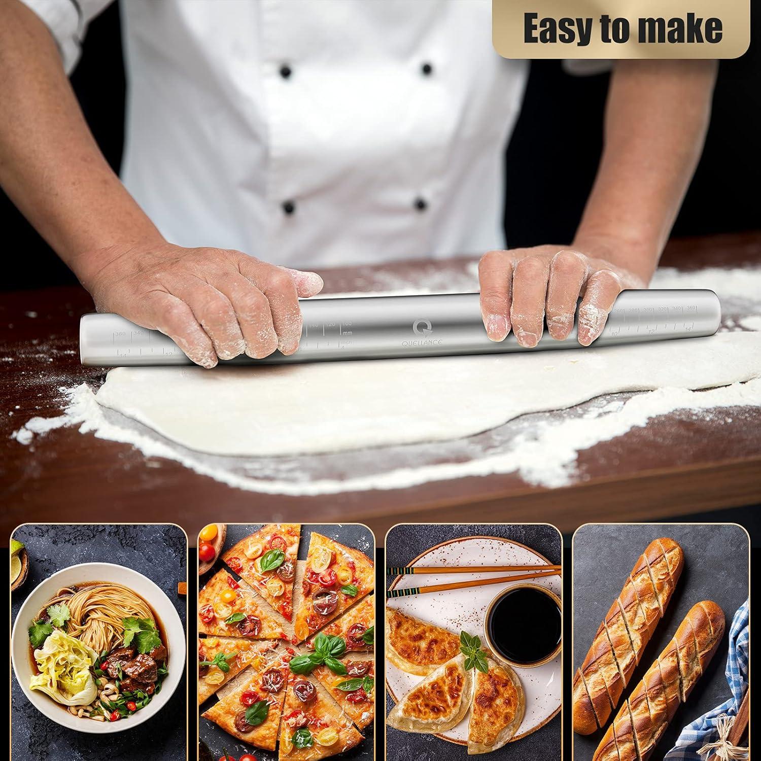 Rodillo Francés QUELLANCE de Acero Inoxidable 40.64 cm