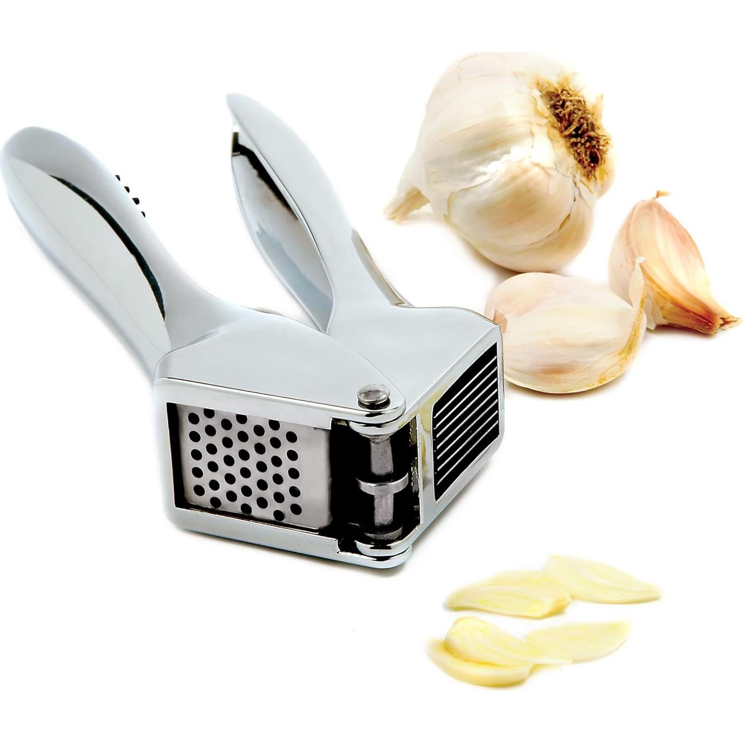 Prensa de Ajo Norpro Ultimate con Acabado en Cromo Pulido