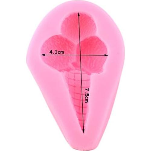 Molde de Silicona 5 Piezas para Helados y Postres Playing Mold