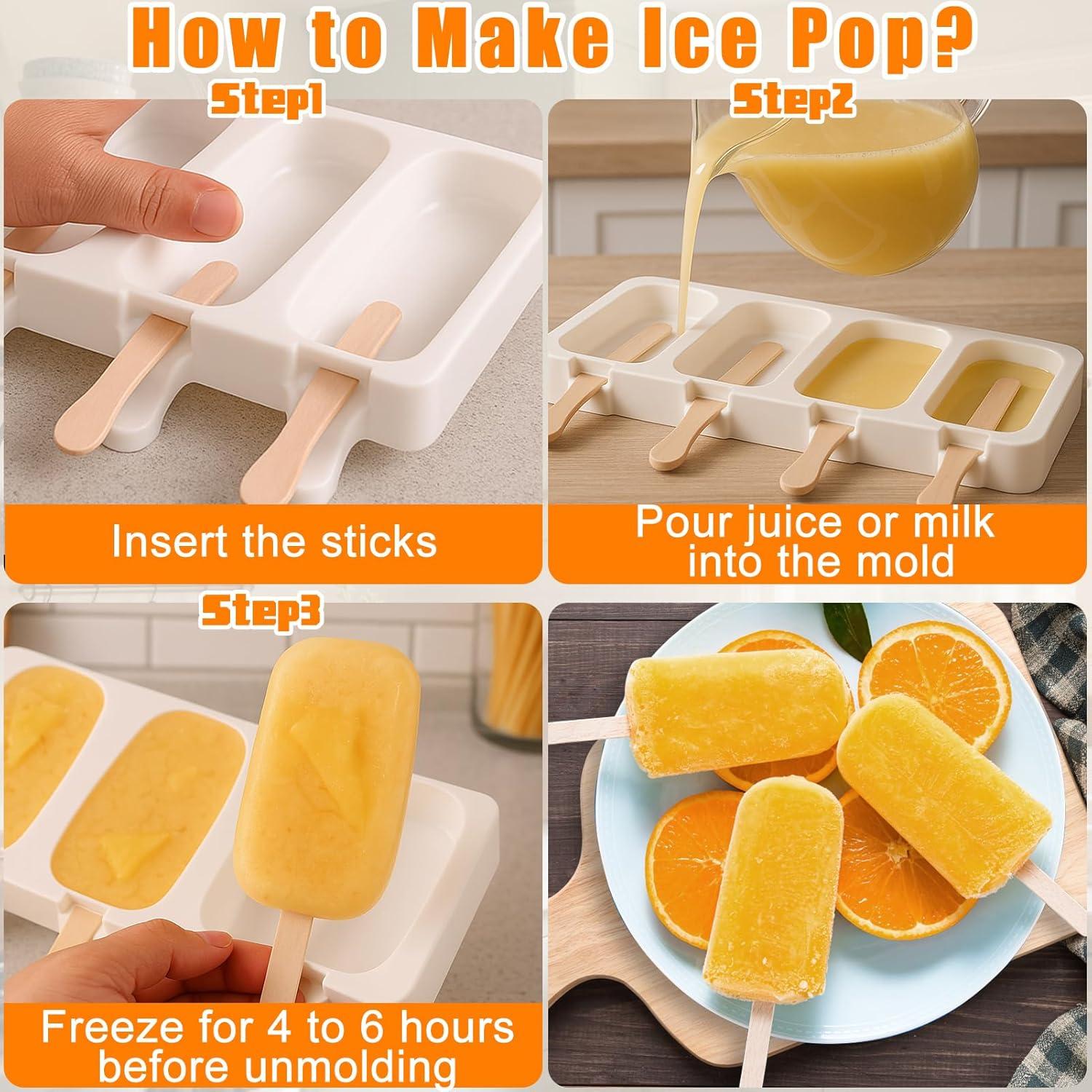 Moldes de Silicona para Cake Pops Mity Rain - 2 Piezas con 100 Palitos