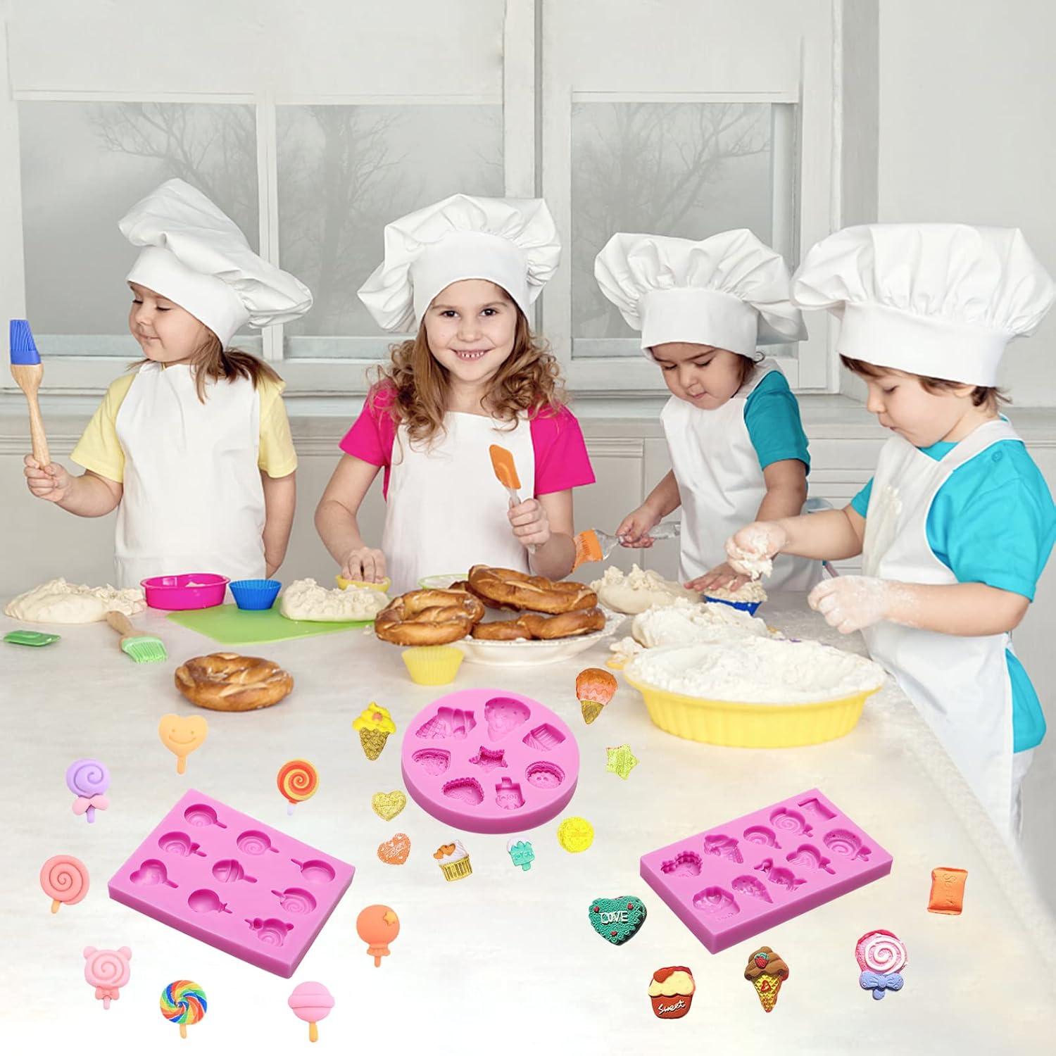 Moldes de Fondant de Silicona Acvcatto para Helado - 3 Piezas