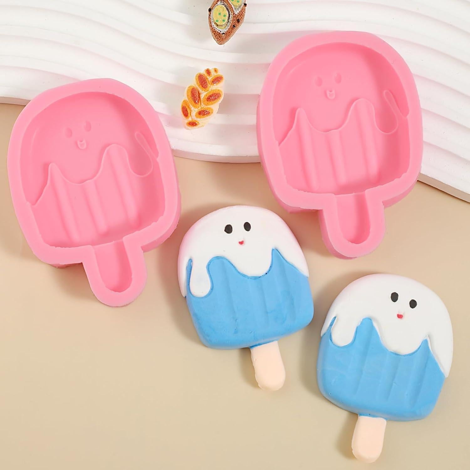 Molde de Silicona para Helado nklbio - 2 Piezas 25.4 cm