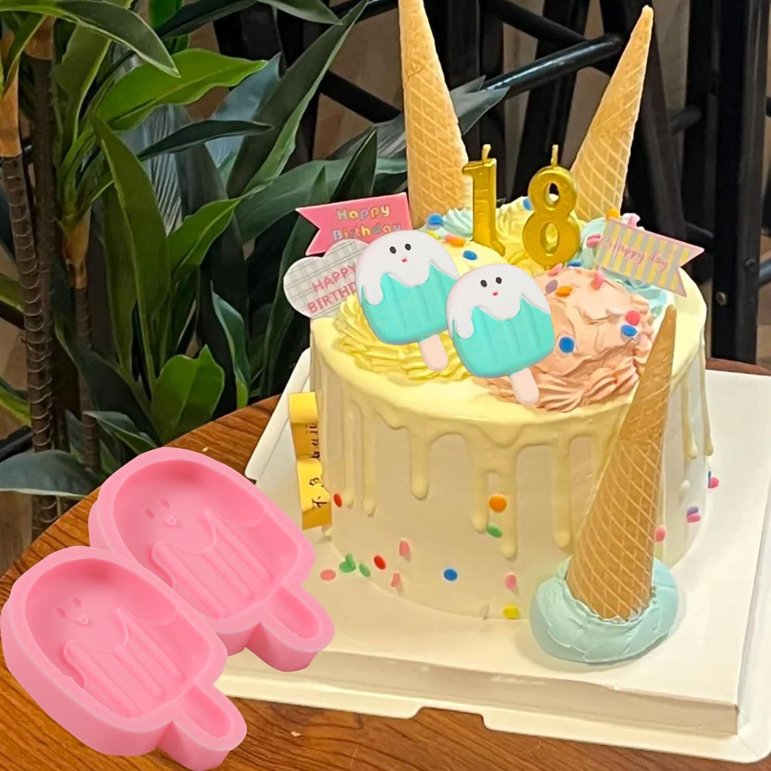 Molde de Silicona para Helado nklbio - 2 Piezas 25.4 cm