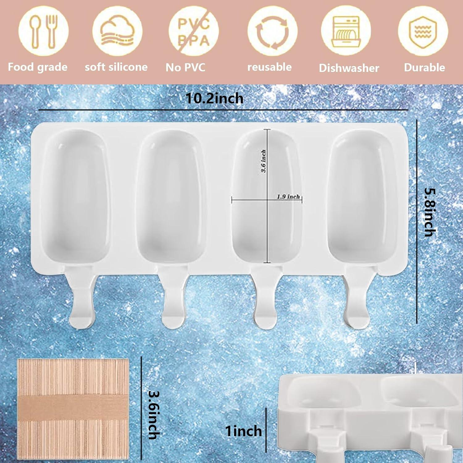 Juego de Moldes para Paletas Ouddy Life 2 Silicona 8 Cavidades