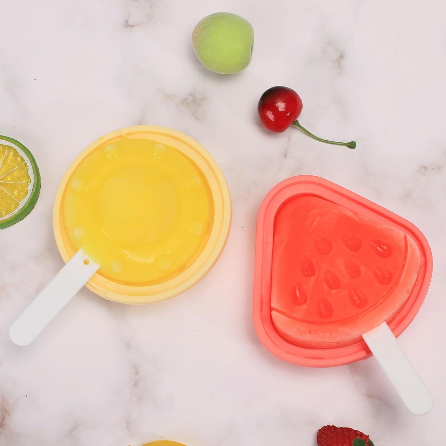 Moldes de Paletas de Silicona Dacthuw 2 Pcs Uva 62.4 ml