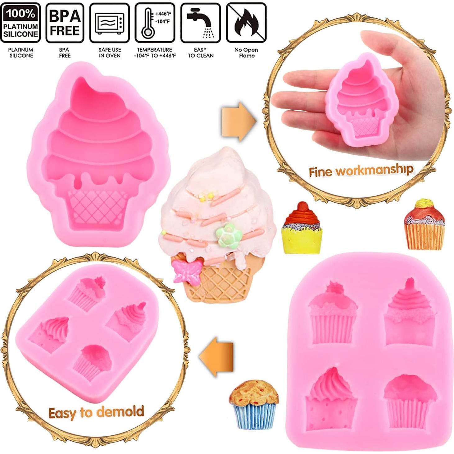 Moldes de Silicona para Donut y Macaron LKDQUTHM - 5 Piezas