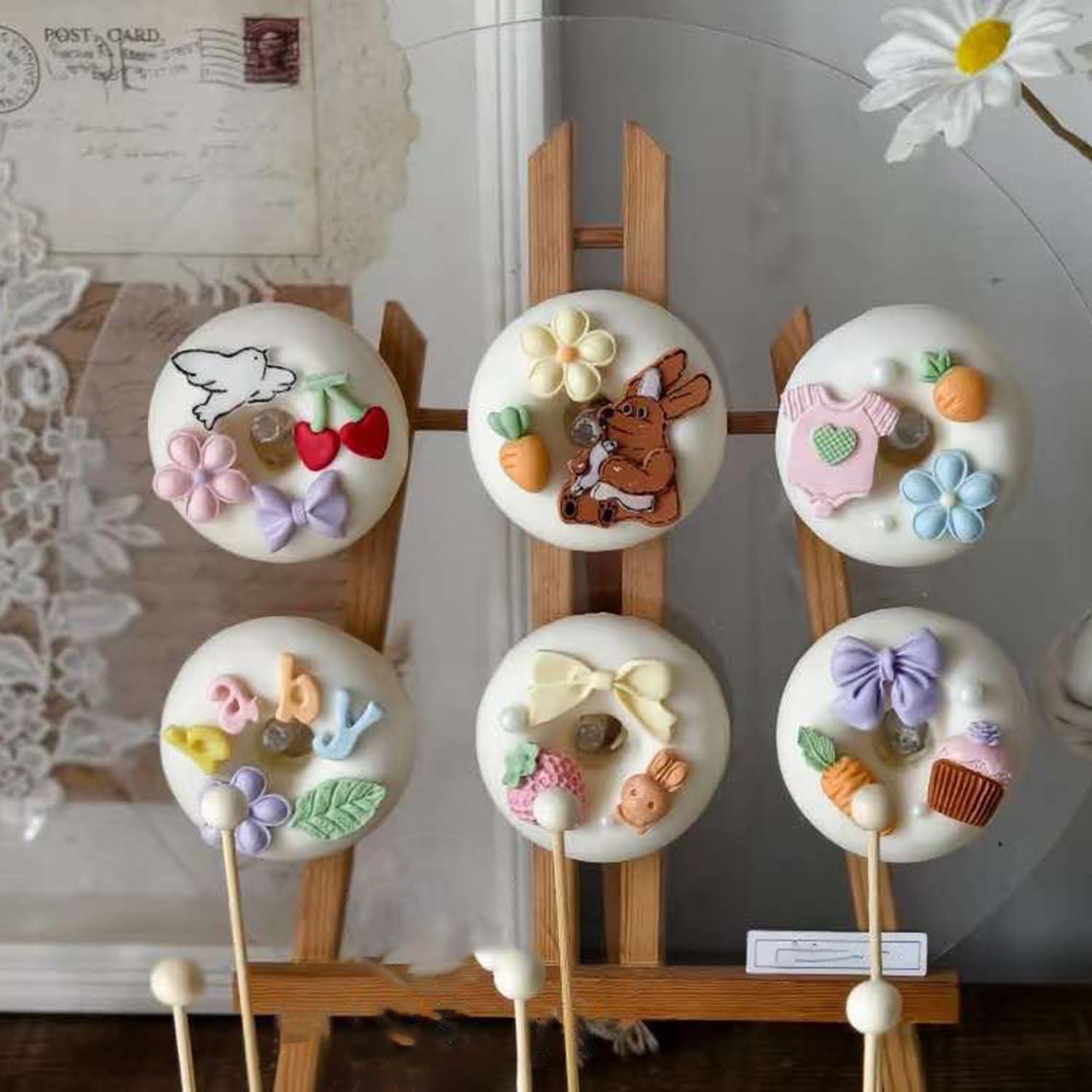 Moldes de Silicona para Donut y Macaron LKDQUTHM - 5 Piezas