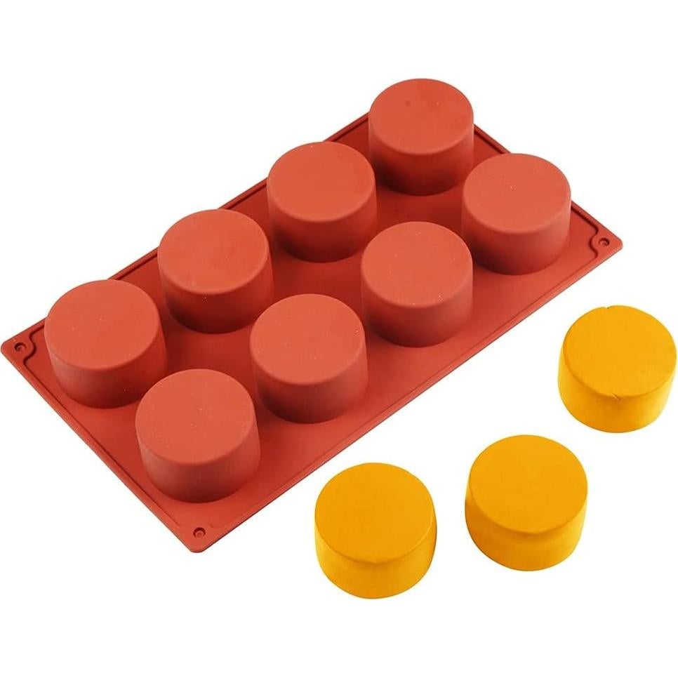 Molde de Silicona 8 Cavidades TUKE para Hornear Postres