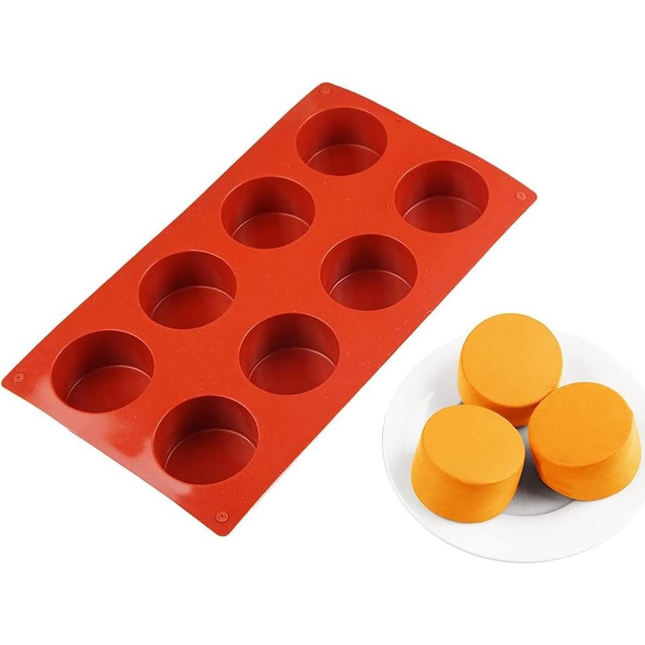 Molde de Silicona 8 Cavidades TUKE para Hornear Postres