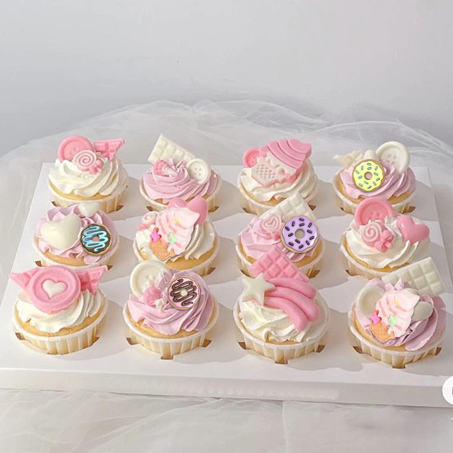 Molde de Silicona para Donuts Mujiang - Set de 3, Rosa