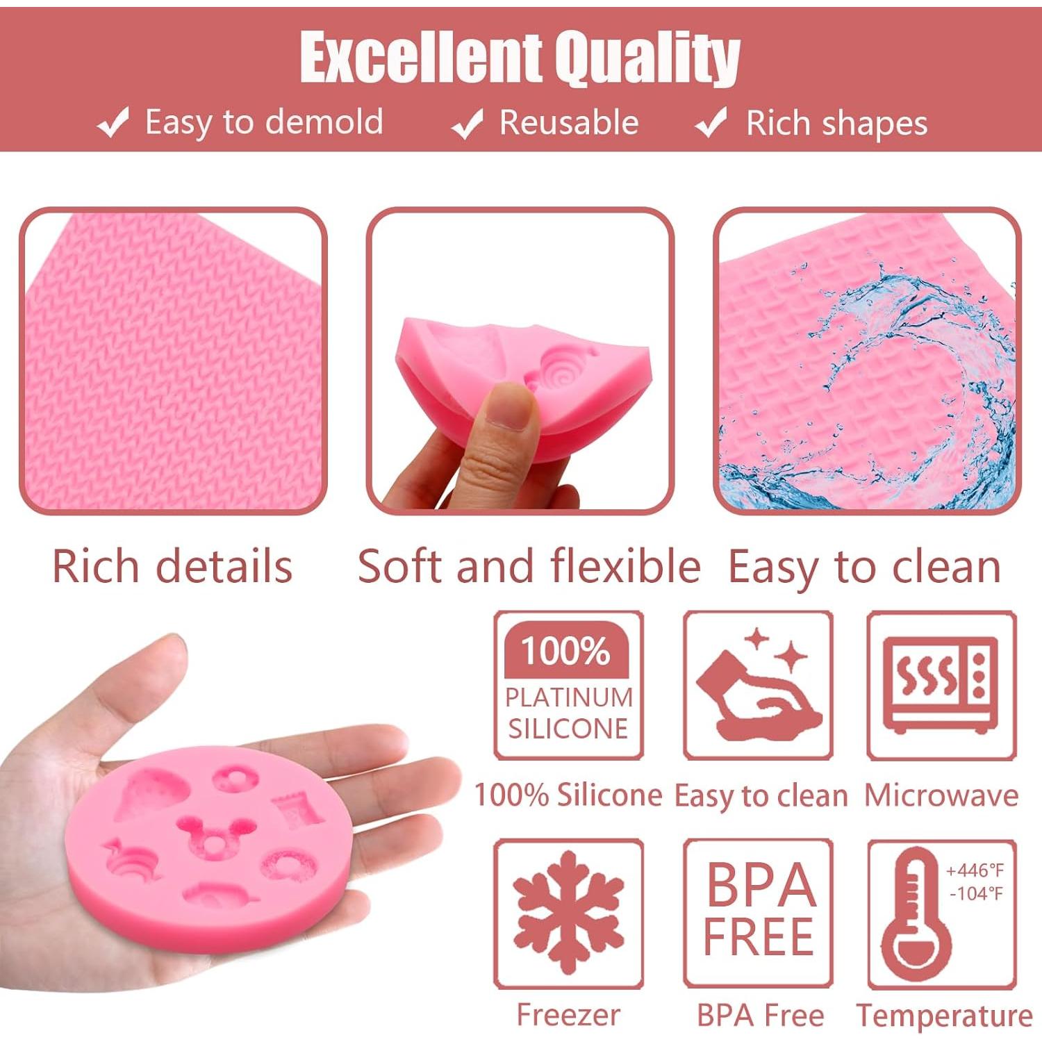 Molde de Silicona para Fondant Suéter Mini 3 Pcs ywzbomoldrm