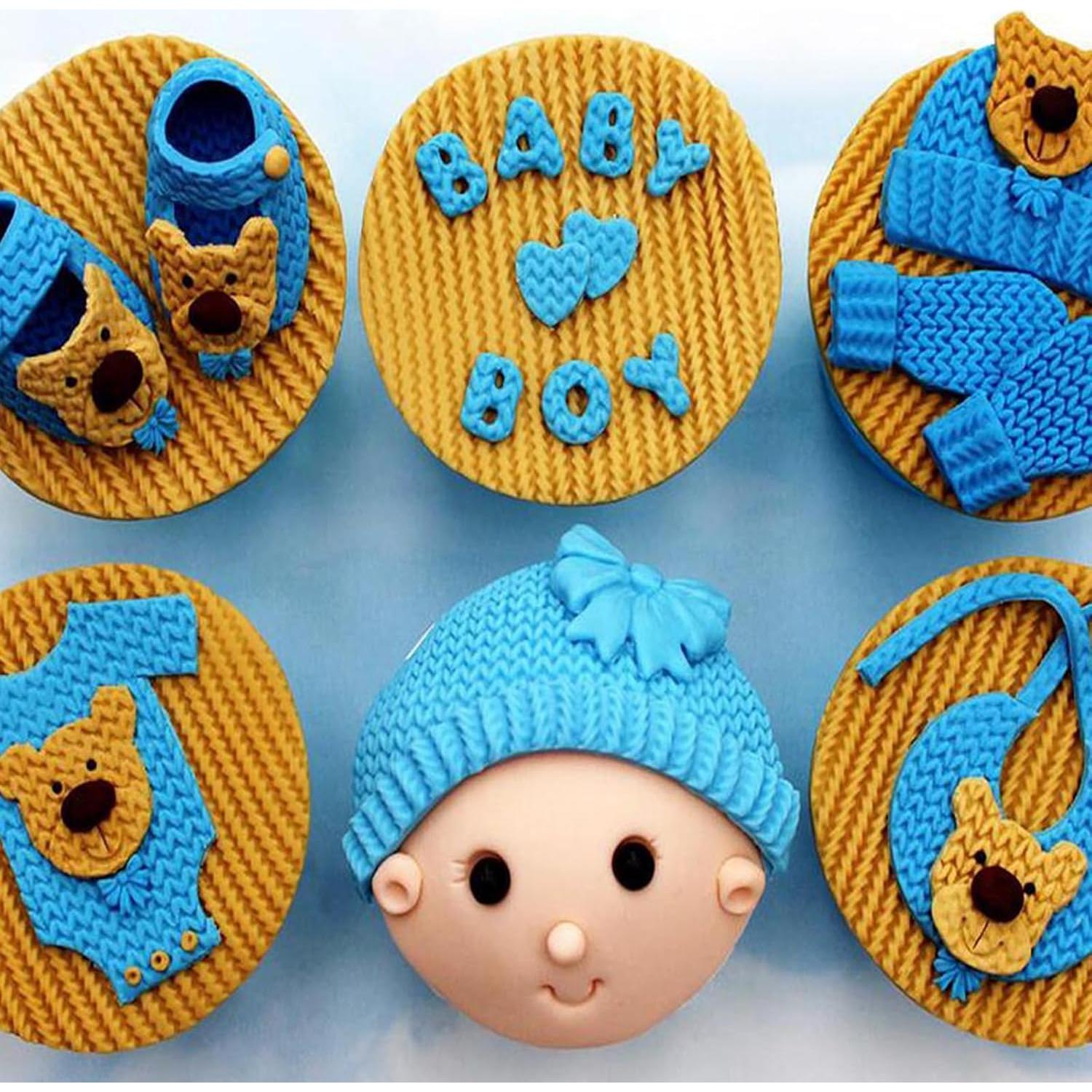 Molde de Silicona para Fondant Suéter Mini 3 Pcs ywzbomoldrm