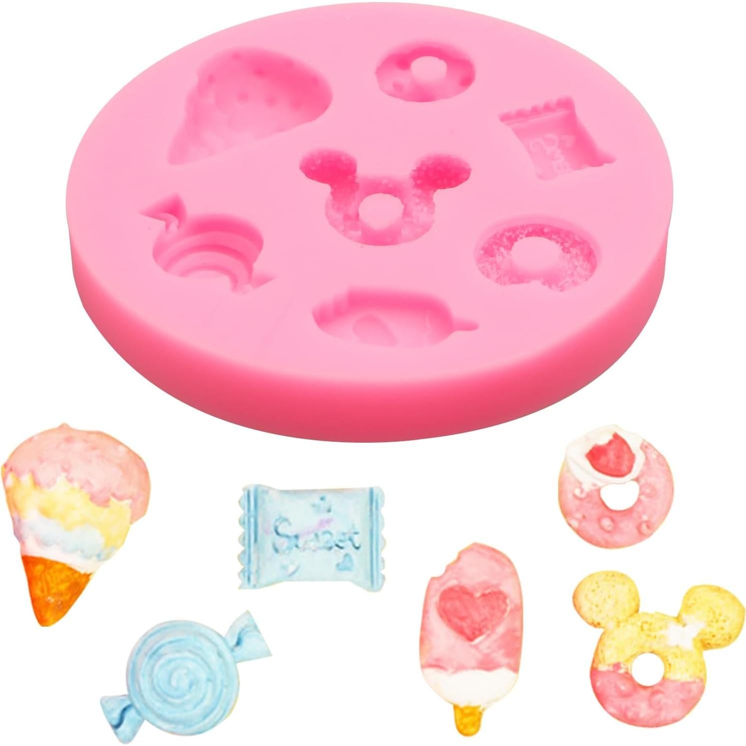 Molde de Silicona para Fondant Suéter Mini 3 Pcs ywzbomoldrm