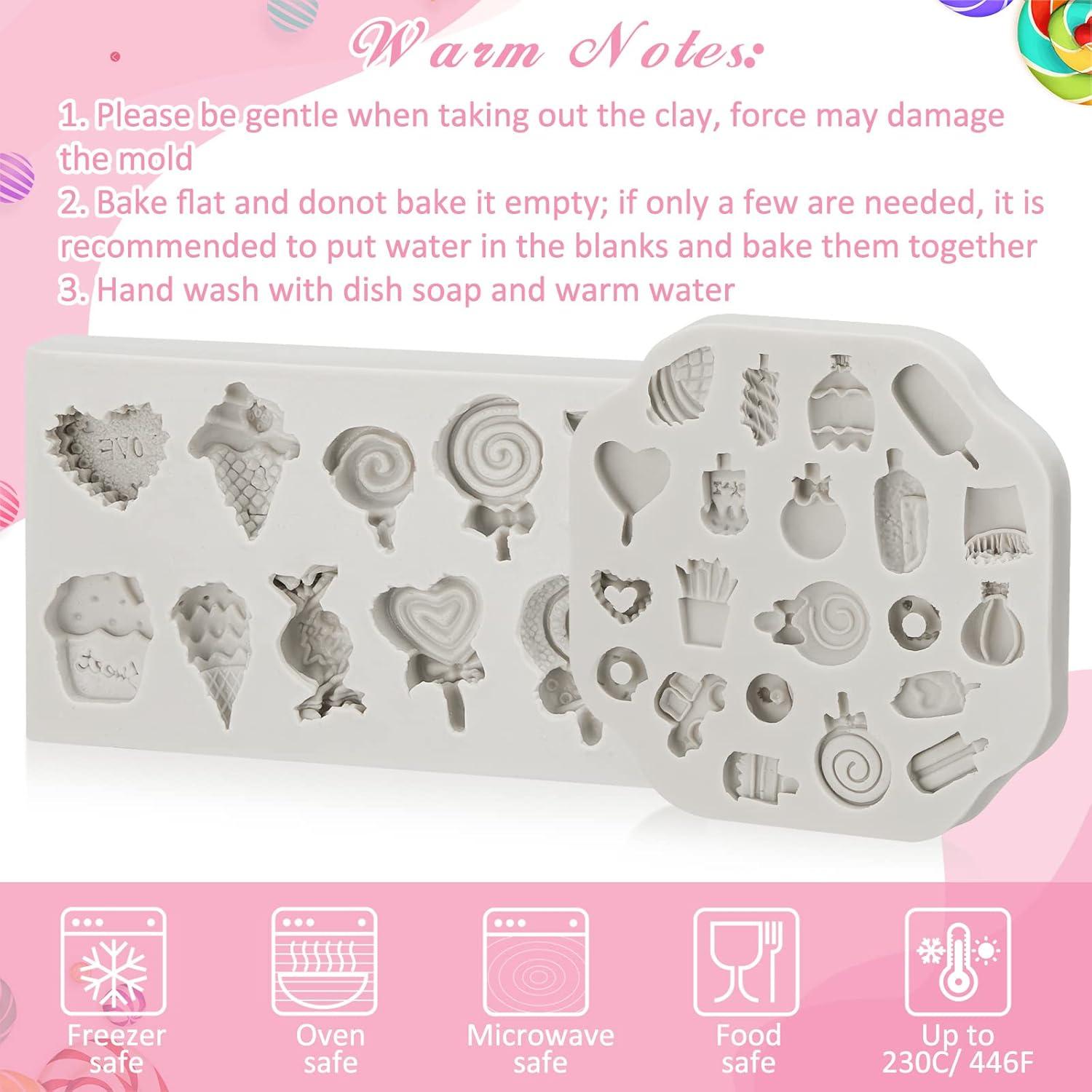 Moldes de Silicona para Joyería Tessco - 2 Piezas Miniatura