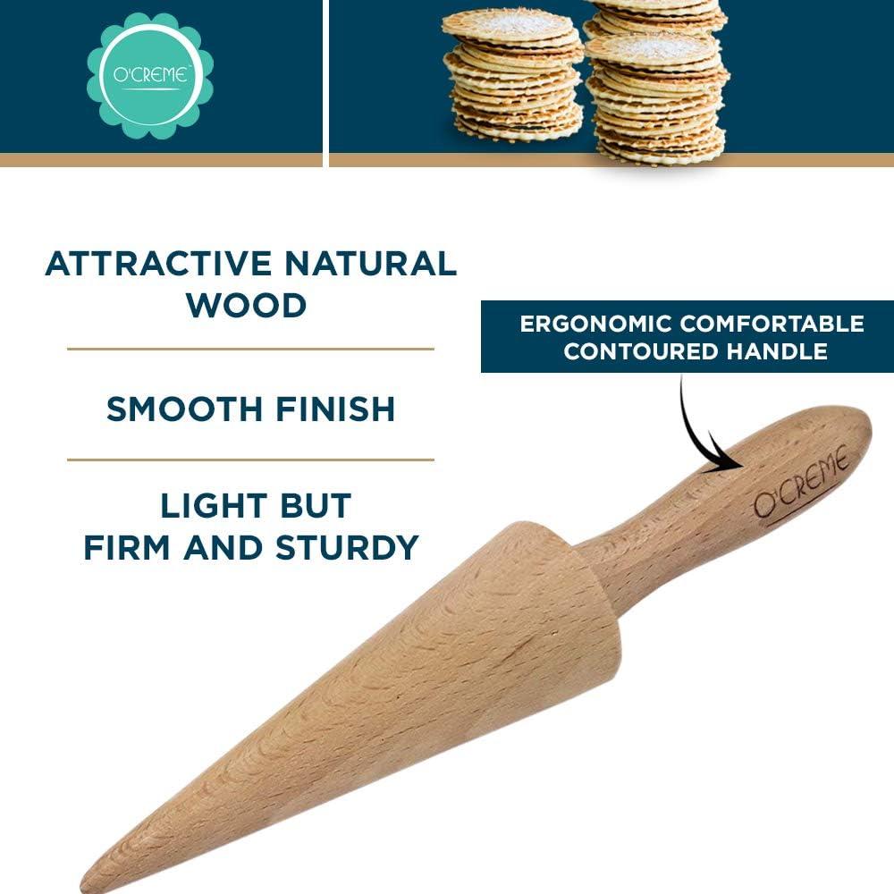 Molde para Conos de Helado O'Creme 23.5 cm Madera de Haya