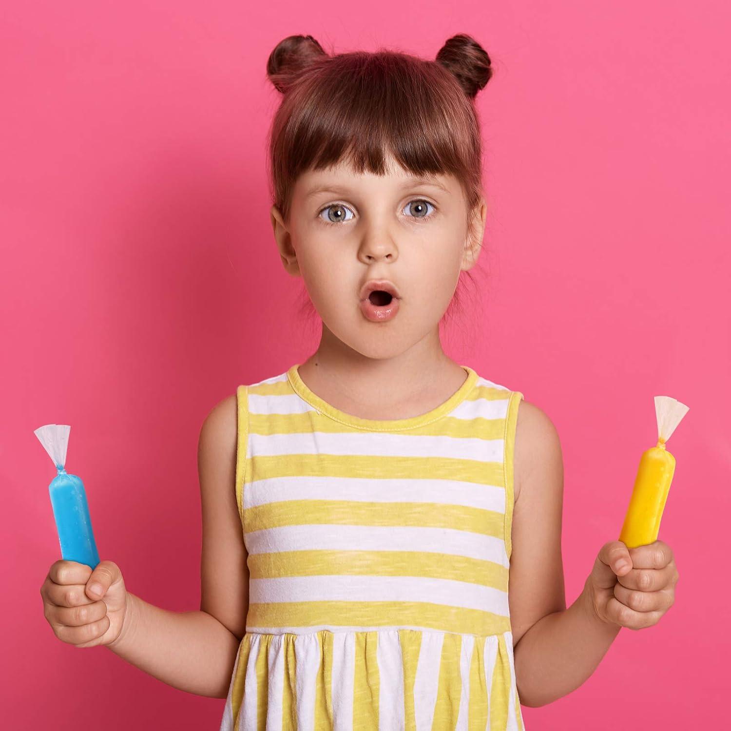 300 Bolsas de Lolly de Hielo Desechables Patelai con Embudo