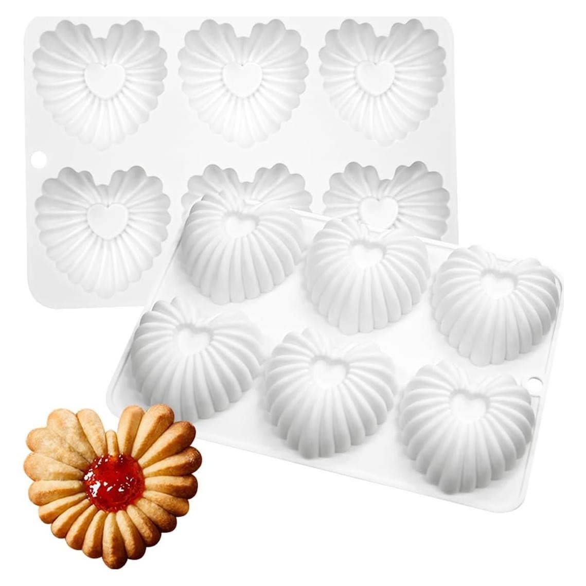 Molde de Silicona para Pasteles Corazón TUKE 21.65x14.73cm