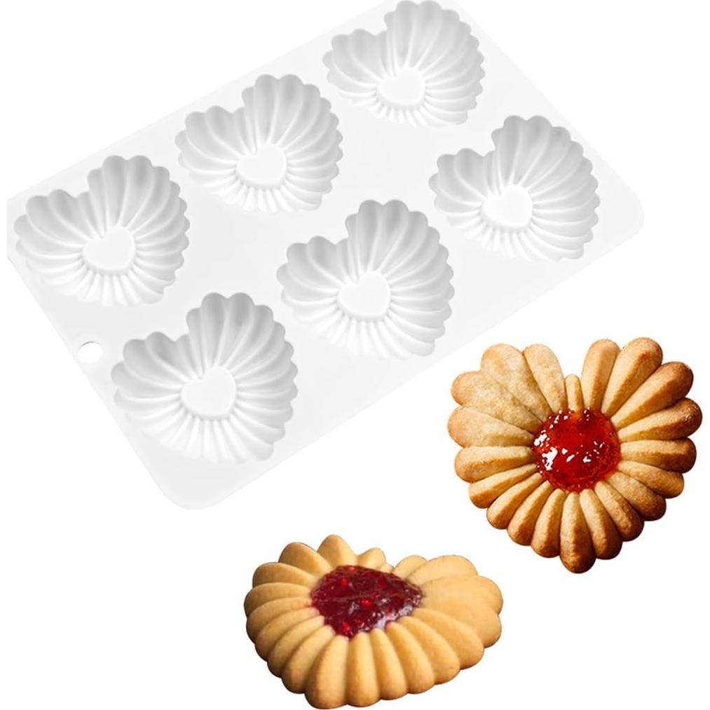 Molde de Silicona para Pasteles Corazón TUKE 21.65x14.73cm