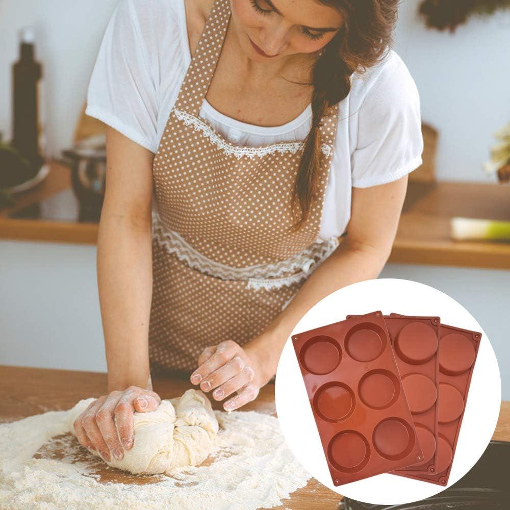 3 Moldes de Silicona Antiadherentes DaKuan para Caramelos 7.9 cm