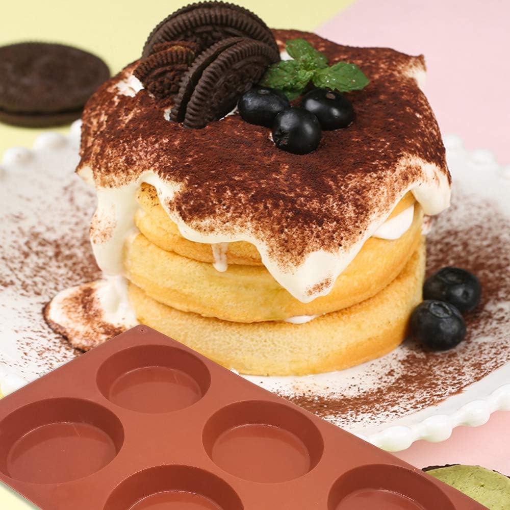 3 Moldes de Silicona Antiadherentes DaKuan para Caramelos 7.9 cm