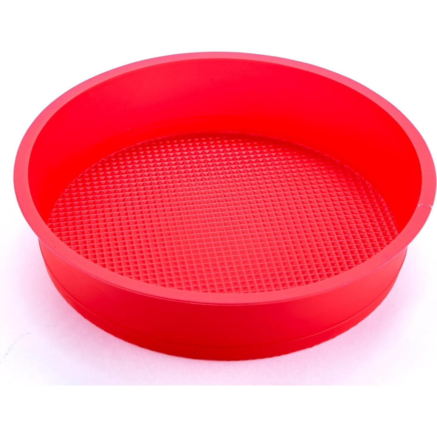 Set de 4 Moldes Redondos de Silicona Bekith 23 cm Antiadherente