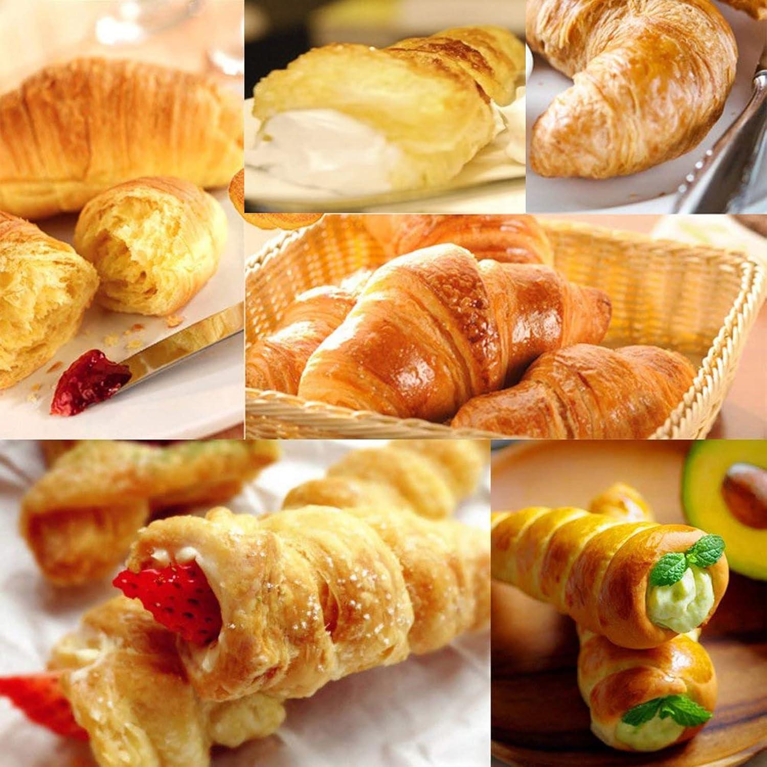 20 Moldes de Cono de Crema Joyeee, Acero Inoxidable 12.7 cm