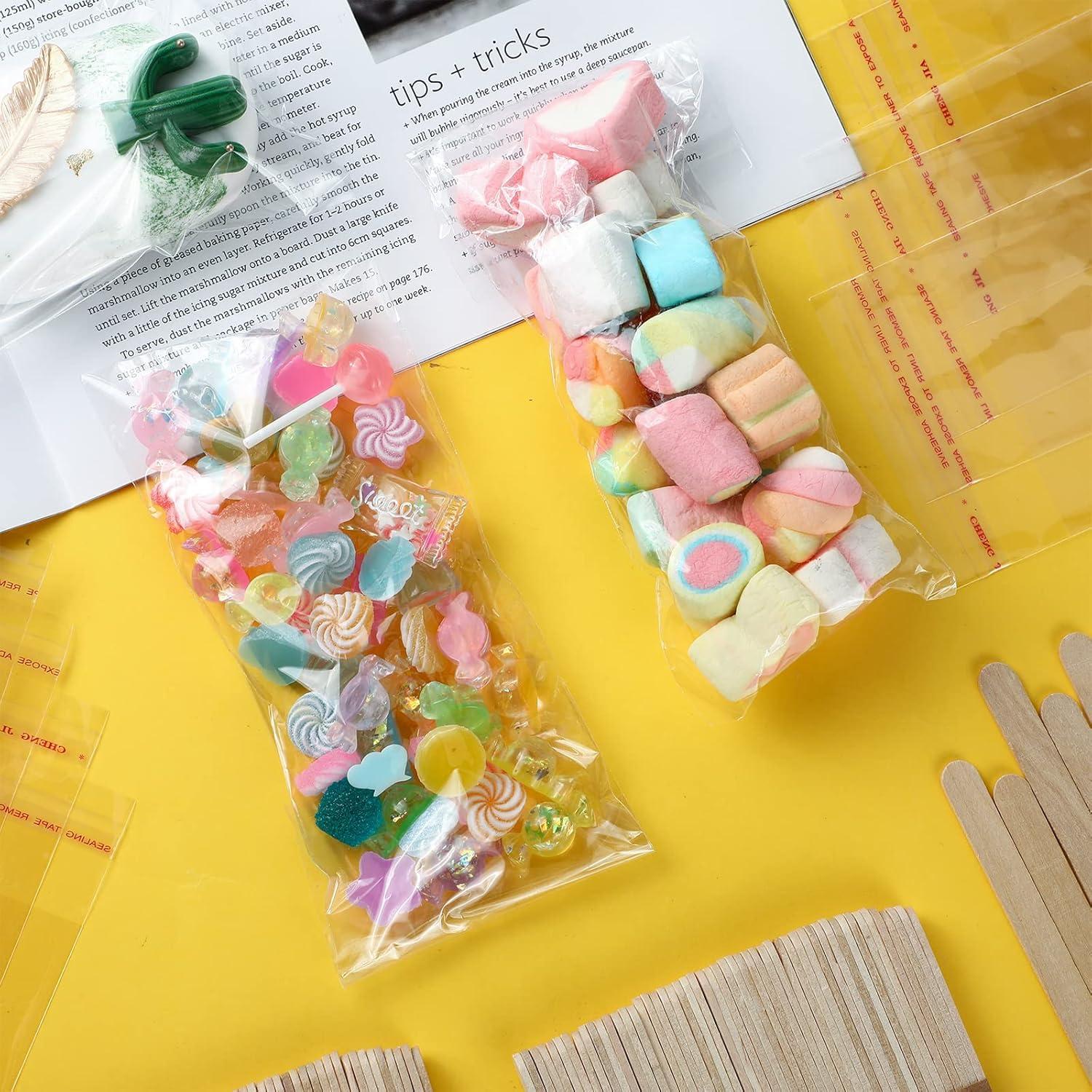 Conjunto de Palitos y Bolsas para Helados Yexiya 400 Pcs