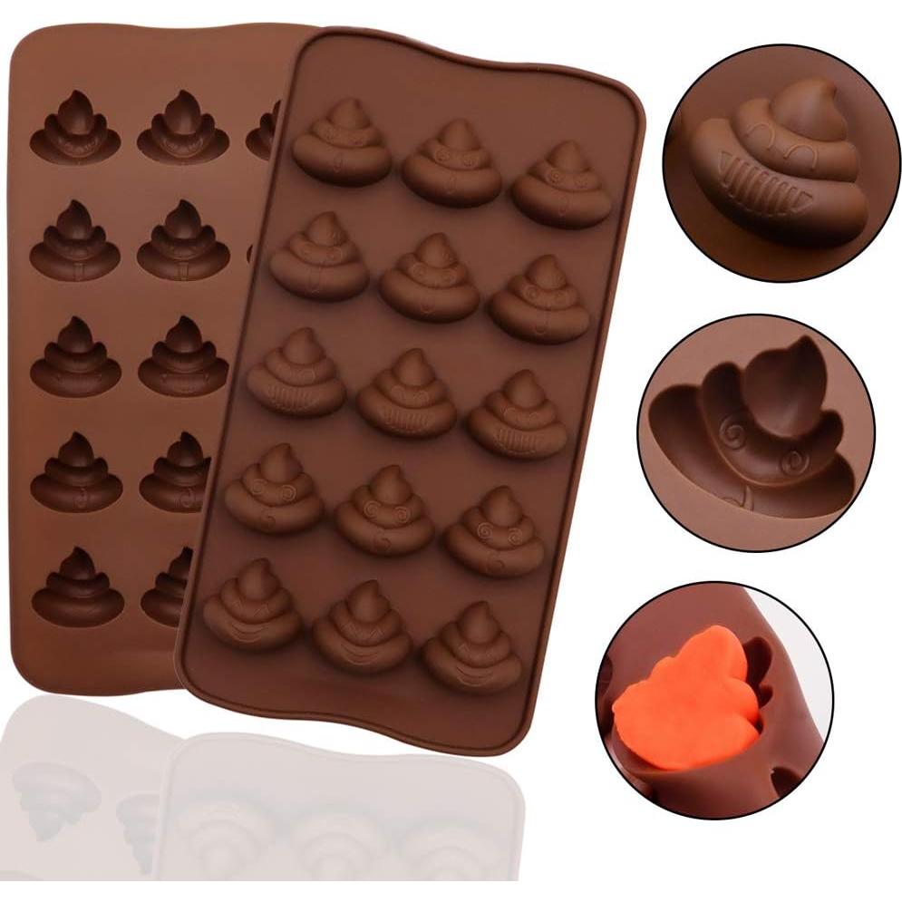 Moldes de Silicona para Chocolate y Jabón WYBG - 2 Piezas